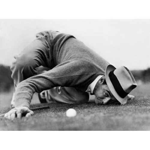 Sam Snead descend, Augusta, Géorgie, États-Unis, 1939
