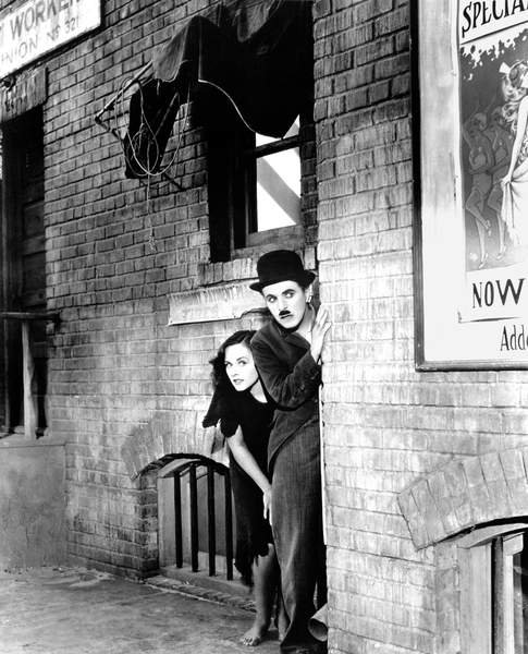 tableaux-photos - Charlie Chaplin, 1936 - BRIDGEMAN IMAGES