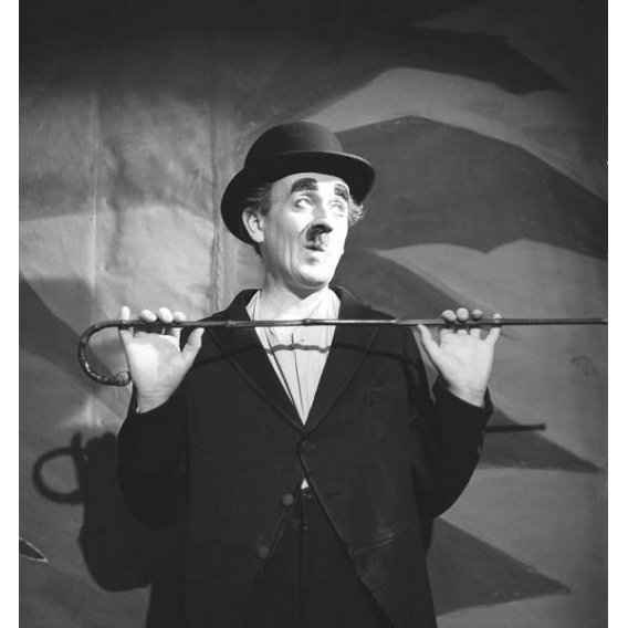 Sosie de Charlie Chaplin, Suède, 1946