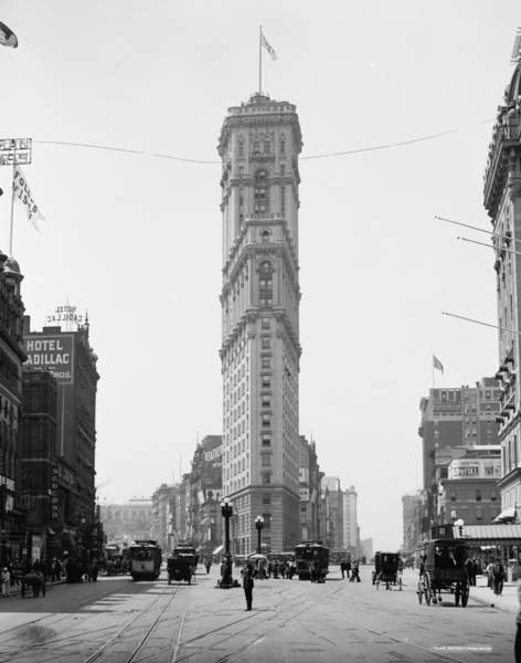 tableaux-photos - Times Building, New York, NY, vers 1908 - BRIDGEMAN IMAGES