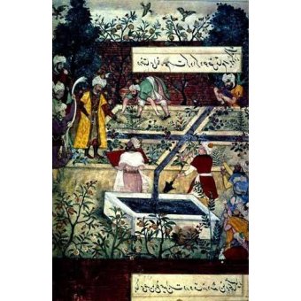 Tableaux Orientaux - Tableau -Memorias de Babur, Emperador con su proyecto-, Mughal - Mughal