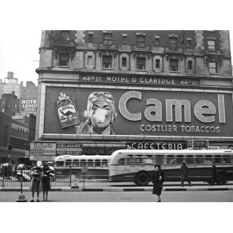 Tableaux Photos - Publicité sur Times Square, New York, février 1943 - BRIDGEMAN IMAGES