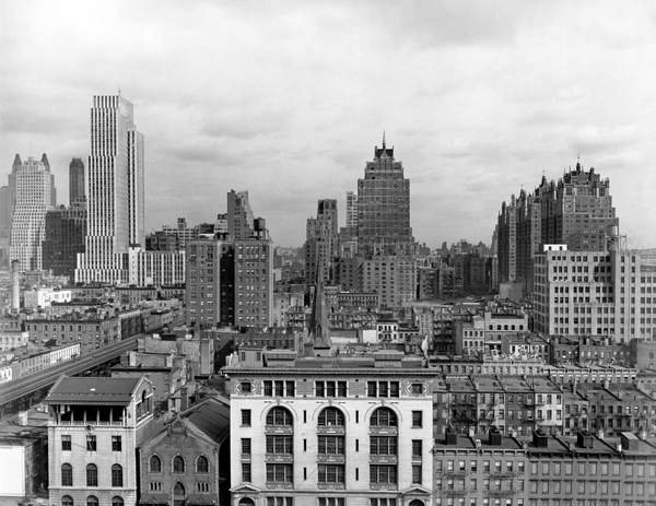 tableaux-photos - L'horizon de Manhattan, New York - BRIDGEMAN IMAGES