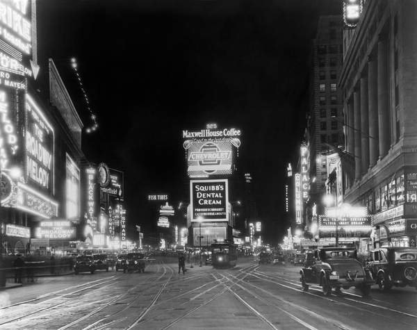 tableaux-photos - Times Square, New York - BRIDGEMAN IMAGES