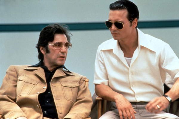 tableaux-photos - Al Pacino et Johnny Depp - BRIDGEMAN IMAGES