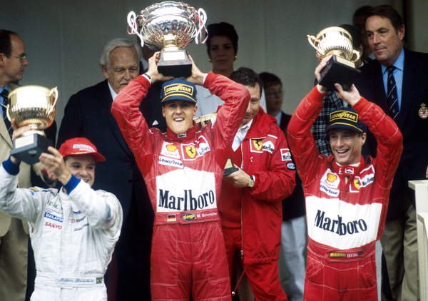 tableaux-photos - Michael Schumacher à Monaco, 1997 - BRIDGEMAN IMAGES