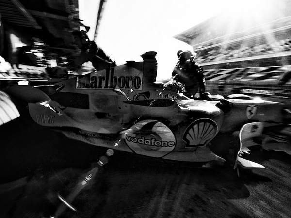 tableaux-photos - Michael Schumacher au GP d'Espagne, 2005 - BRIDGEMAN IMAGES