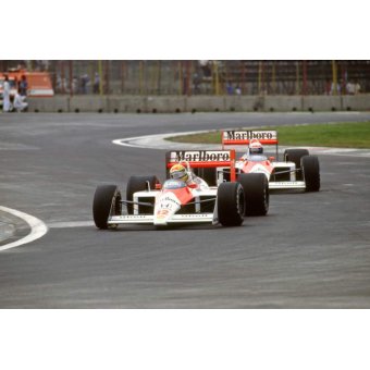 Tableaux Photos - Alain Prost et Ayrton Senna, 1988 - BRIDGEMAN IMAGES