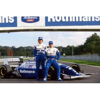 Tableaux Photos - Ayrton Senna et Damon Hill, 1994 - BRIDGEMAN IMAGES