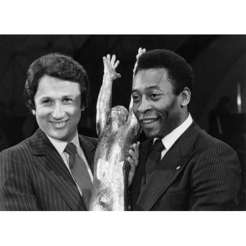 Michel Ducker et Pelé dans l'émission Stars en juin 1981