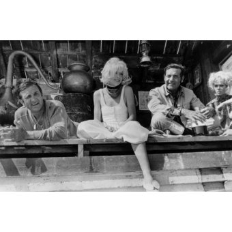 Tableaux Photos - Lino Ventura, Mireille Darc et Jean Yanne - BRIDGEMAN IMAGES