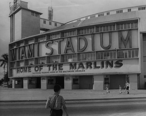 tableaux-photos - Le stade Bobby Maduro de Miami, 1966 - BRIDGEMAN IMAGES