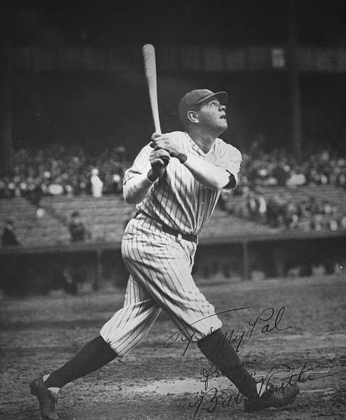 tableaux-photos - Babe Ruth - BRIDGEMAN IMAGES
