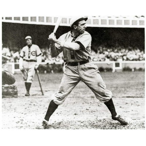 Joe Tinker des Chicago Cubs en action en 1906