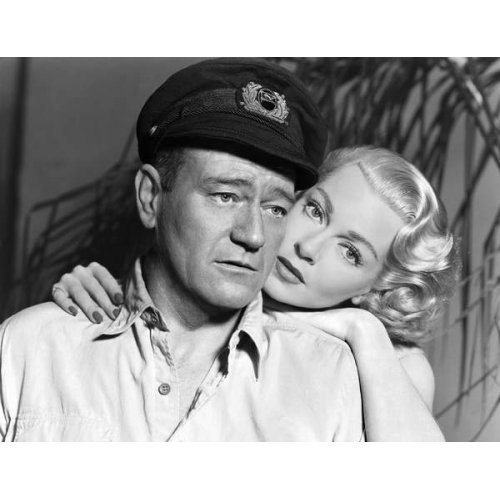 John Wayne et Lana Turner