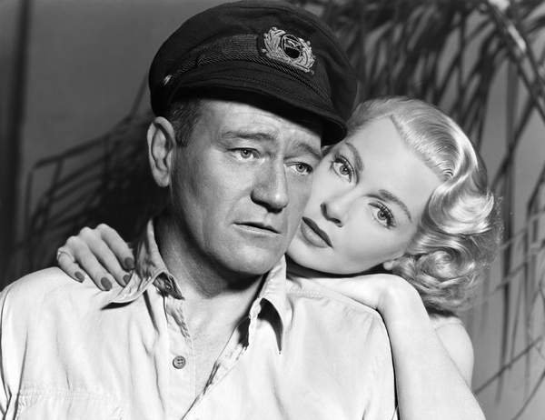 tableaux-photos - John Wayne et Lana Turner - BRIDGEMAN IMAGES