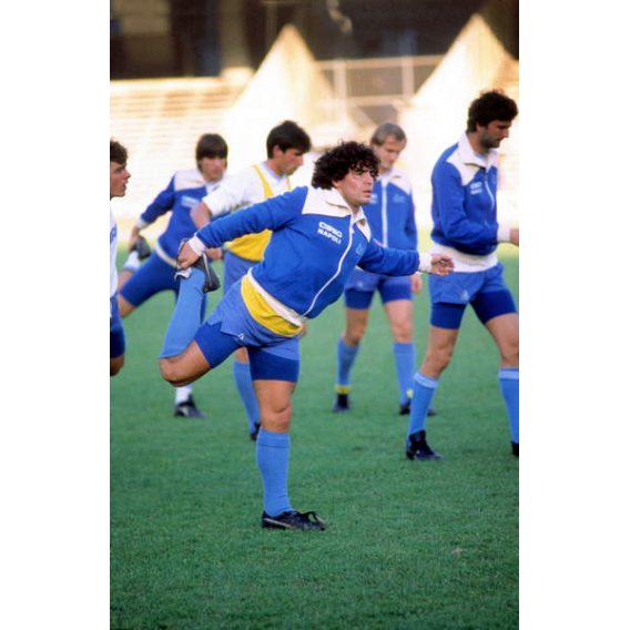 Footballeur argentin Diego Maradona en 1985