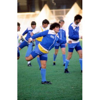 Tableaux Photos - Footballeur argentin Diego Maradona en 1985 - BRIDGEMAN IMAGES
