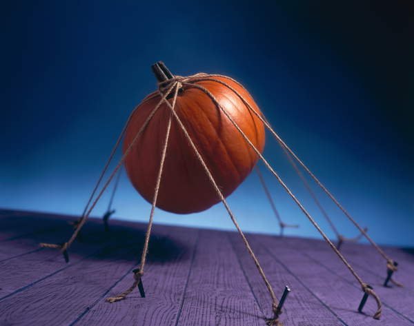 tableaux-modernes - Tableau Tethered Pumpkin, 1996, NORMAN HOLLANDS - Norman Hollands