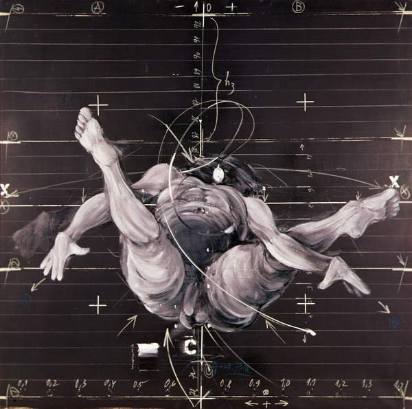 tableaux-pour-couloir - Automne n°3, 1977, Vladimir Velickovic - BRIDGEMAN IMAGES