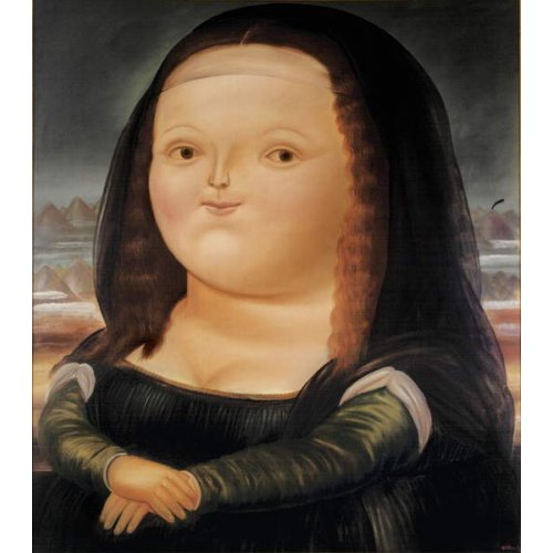 Mona Lisa à l'âge de 12 ans, 1977, Fernando Botero