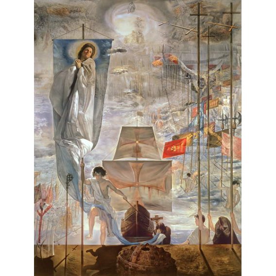 La découverte de l'Amérique par Christophe Colomb, 1958-9, Salvador Dali