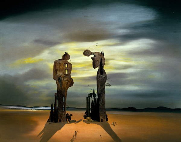 tableaux-pour-couloir - L'Angélus, 1933-35, Salvador Dalí - BRIDGEMAN IMAGES