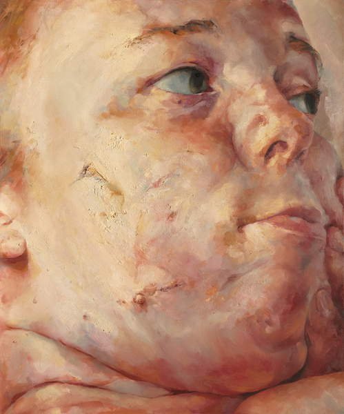 tableaux-pour-couloir - Interfaçage, 1992, Jenny Saville - BRIDGEMAN IMAGES