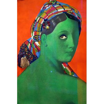 Tableaux de Portraits - Fabriqué au Japon - La Grande Odalisque, 1964, Martial Raysse - BRIDGEMAN IMAGES