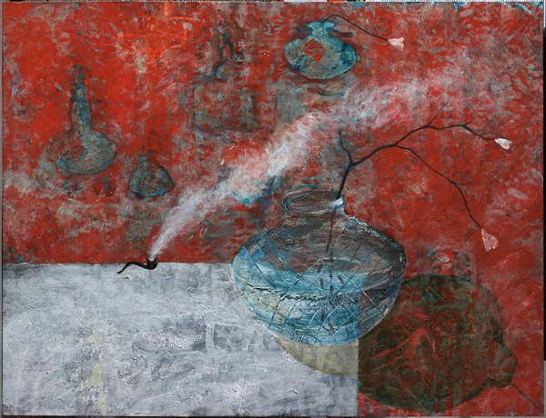 tableaux-pour-couloir - Fumée et eau, 1987, Miquel Barceló - BRIDGEMAN IMAGES