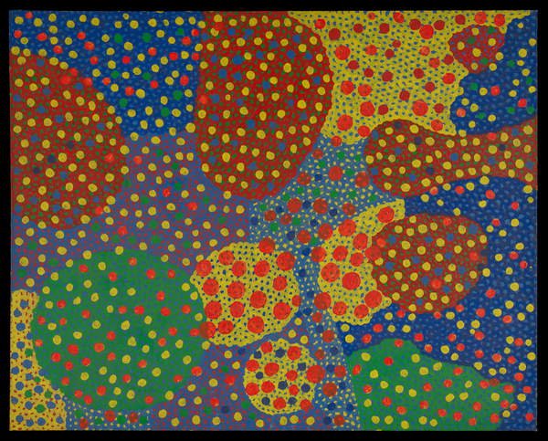 tableaux-pour-couloir - Sans titre, 1967, Yayoi Kusama - BRIDGEMAN IMAGES