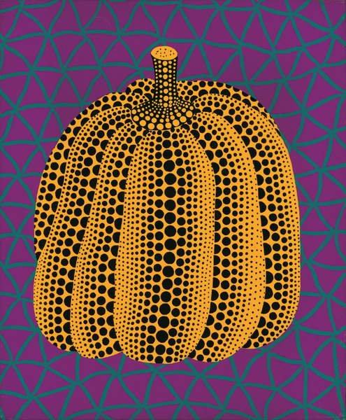 tableaux-pour-couloir - Citrouille de minuit, 1989, Yayoi Kusama - BRIDGEMAN IMAGES