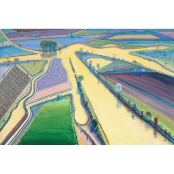  - Delta Water, 2003, Wayne Thiébaud - BRIDGEMAN IMAGES