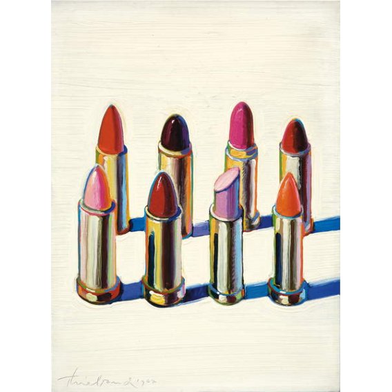 Rouges à lèvres, 1964, Wayne Thiebaud