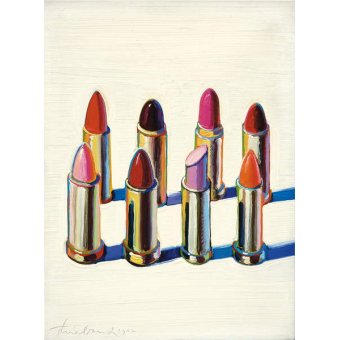  - Rouges à lèvres, 1964, Wayne Thiebaud - BRIDGEMAN IMAGES