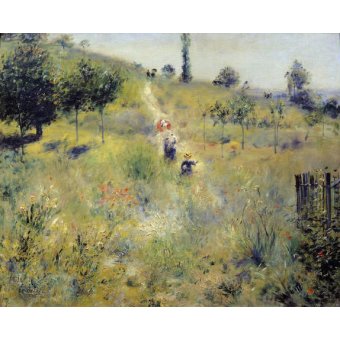  - Chemin avançant dans la haute herbe - Pierre-Auguste Renoir - Renoir, Pierre Auguste