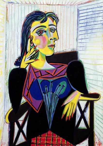 tableaux-pour-salon - Acheter Tableau - Portrait de Dora Maar, 1937, Pablo Picasso - Picasso, Pablo