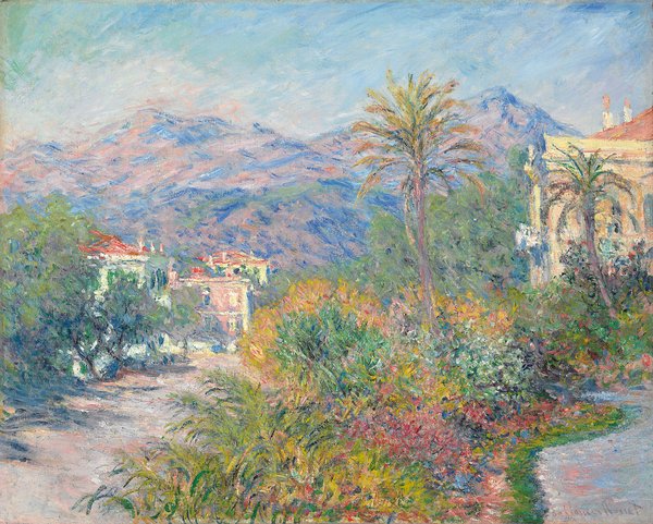 tableaux-de-paysages - Acheter Tableau -Route romaine à Bordighera-, Claude Monet, 1884. - Monet, Claude