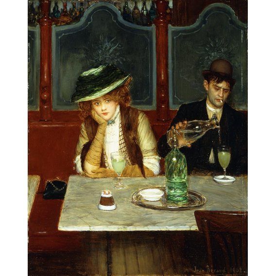 Tableau -Les Buveurs d'absinthe, 1908, Beraud, Jean