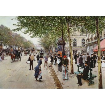  - Tableau -Scène de rue parisienne, Beraud, Jean - Beraud, Jean