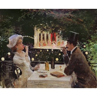  - Tableau -Dîner aux Ambassadeurs, c.1882, Beraud, Jean - Beraud, Jean