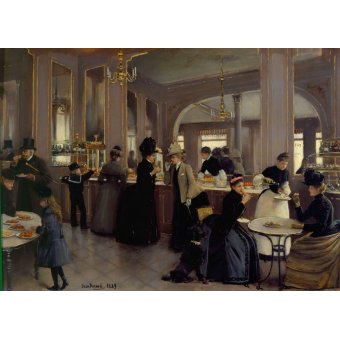 - Tableau -La Pâtisserie Gloppe aux Champs-Élysées, Beraud, Jean - Beraud, Jean