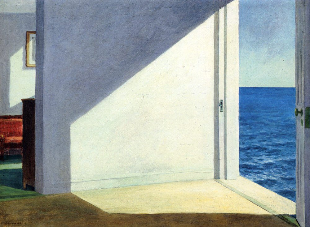 tableaux-modernes - Tableau  - Rooms by the Sea, 1951, Edward Hopper - Hopper, Edward