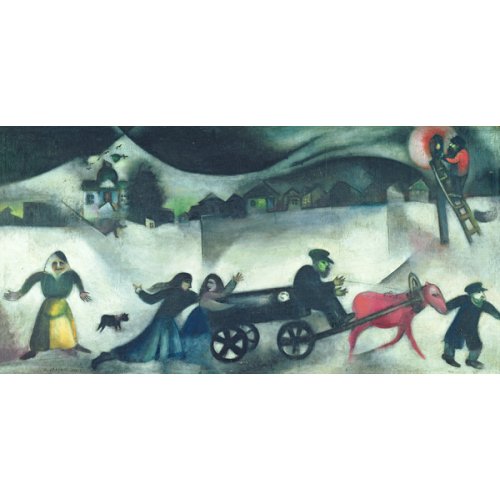 Tableau Salon -  Burial, 1909-14, Chagall, Marc