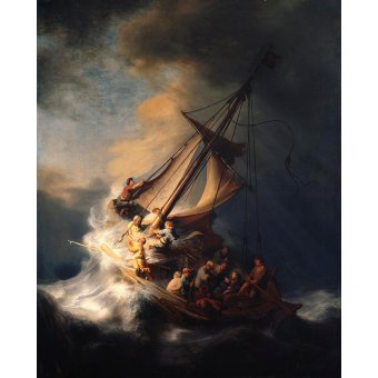  - Tableau - La tempête sur la mer de Galilée-, Hermensz Van Rijn Rembrandt - Rembrandt, Hermensz Van Rijn