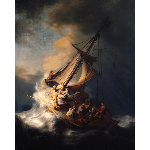 Tableau - La tempête sur la mer de Galilée-, Hermensz Van Rijn Rembrandt