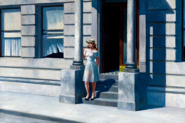 tableaux-modernes - Tableau -  L'été, 1943, Edward Hopper - Hopper, Edward