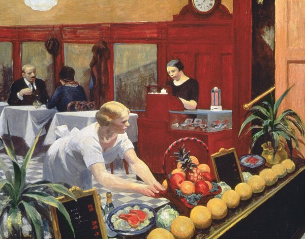 tableaux-modernes - Tableau -  Tables pour dames, 1930, Edward Hopper - Hopper, Edward
