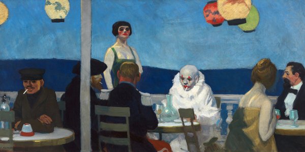 tableaux-modernes - Tableau -  Blue Night, 1914, Edward Hopper - Hopper, Edward