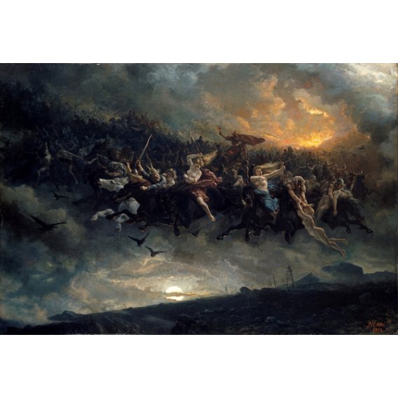 Dancing Fairies, 1866,  Malmstrom, August